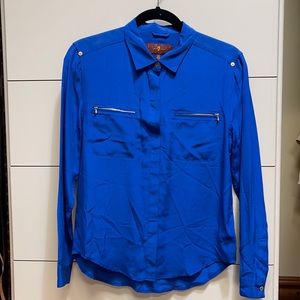 Seven blue blouse